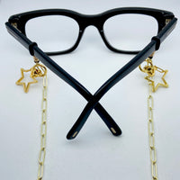 Gold Shorty Mask Chain w/ Star Clasp