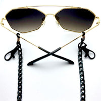 Black Shorty Mask Chain w/ Lobster Clasp