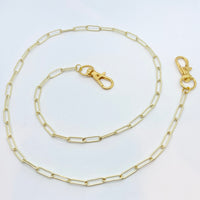 Gold Kiddos Mask Chain w/ Lobster Clasp