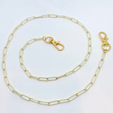 Gold Kiddos Mask Chain w/ Lobster Clasp