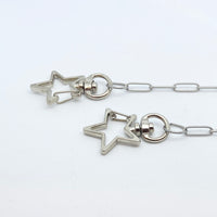 Silver Kiddos Mask Chain w/ Star Clasp