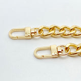 Gold Chunky Shorty Chain w/ D Clasp