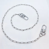 Silver Kiddos Mask Chain w/ D Clasp