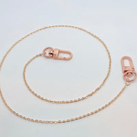 Rose Gold Kiddos Mask Chain w/ D Clasp