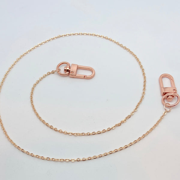 Rose Gold Kiddos Mask Chain w/ D Clasp